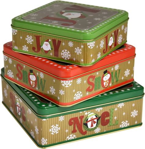 metal christmas gift box|square metal tin gift boxes.